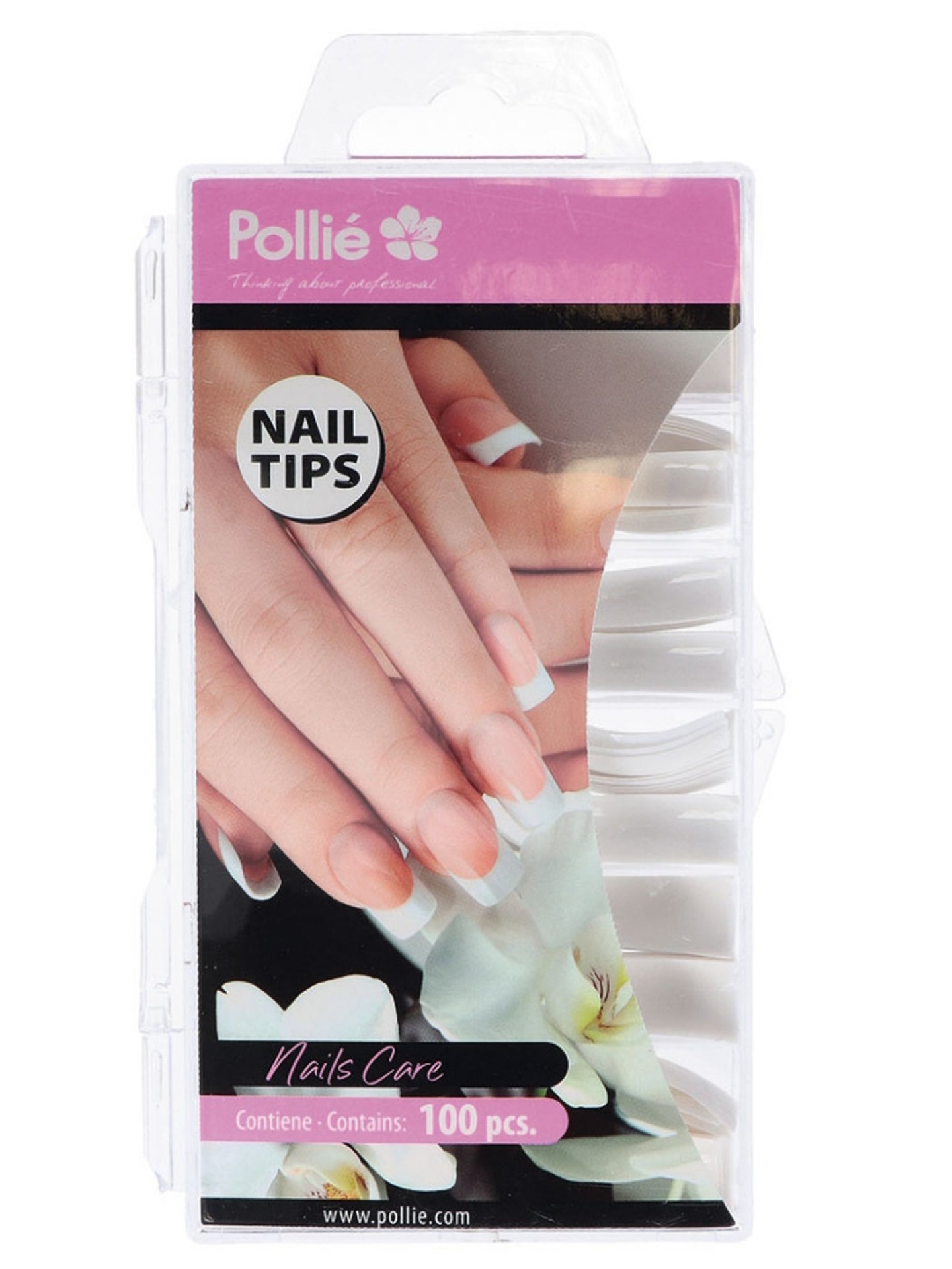Eurostill Tips Transparentes Curvados 100uds - 6748