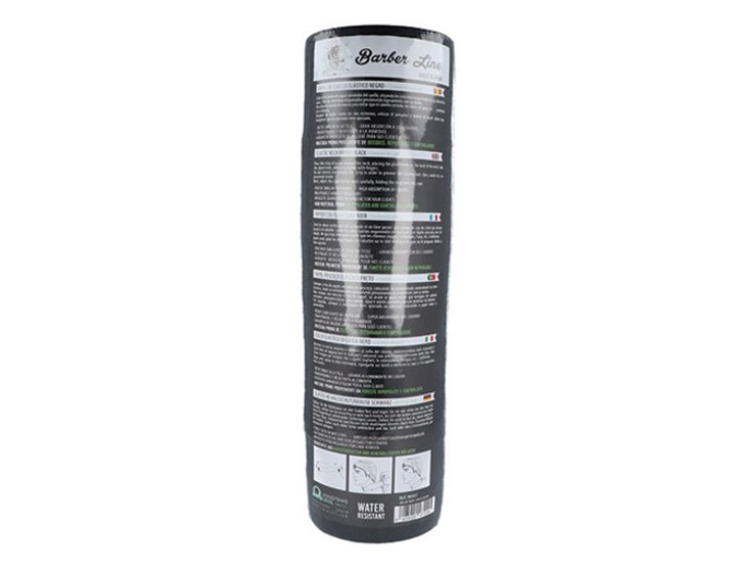 Barber Line Papel Pesco�o El�stico Preto