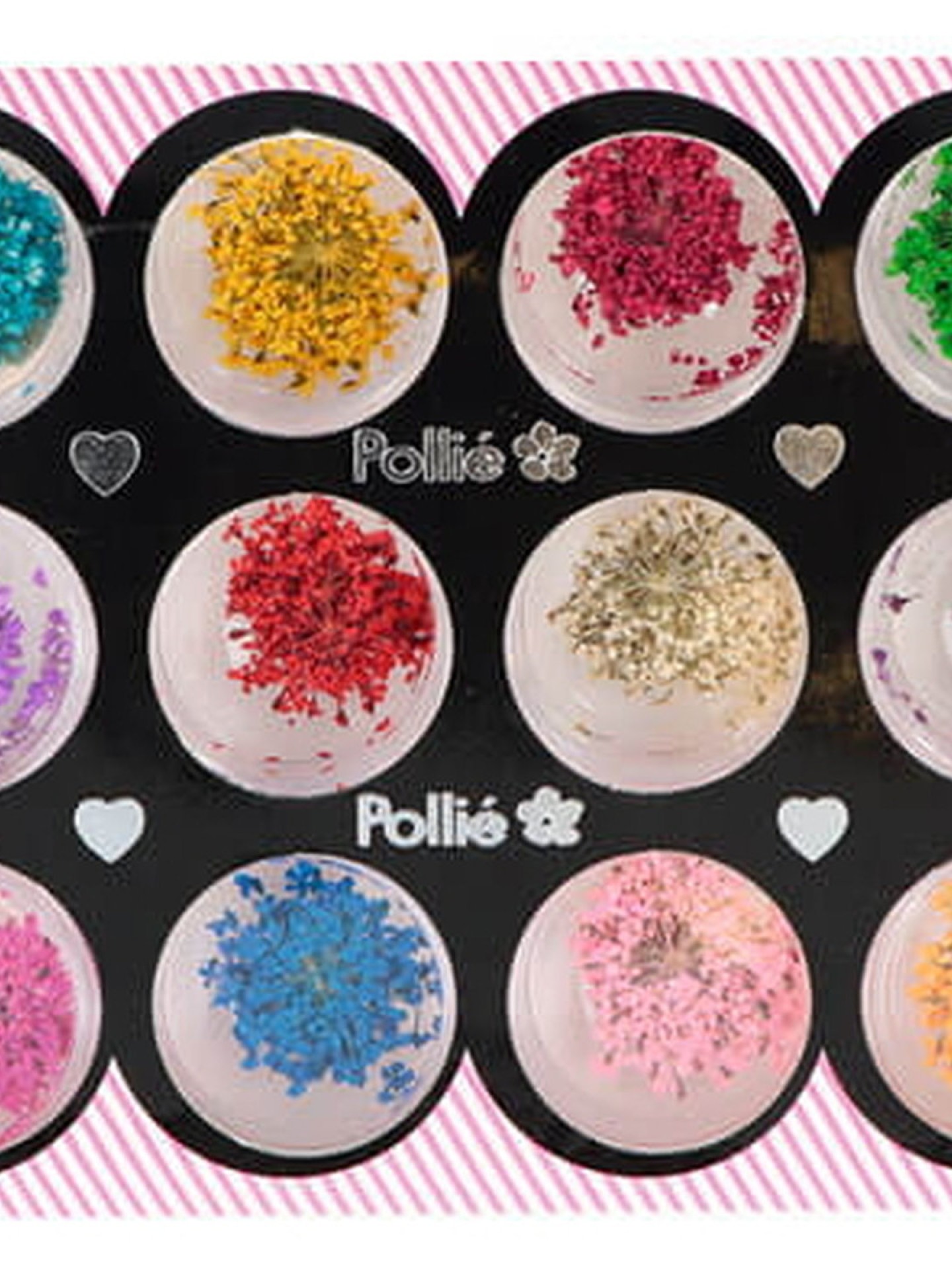 Pollié Flores Secas P/ Unhas