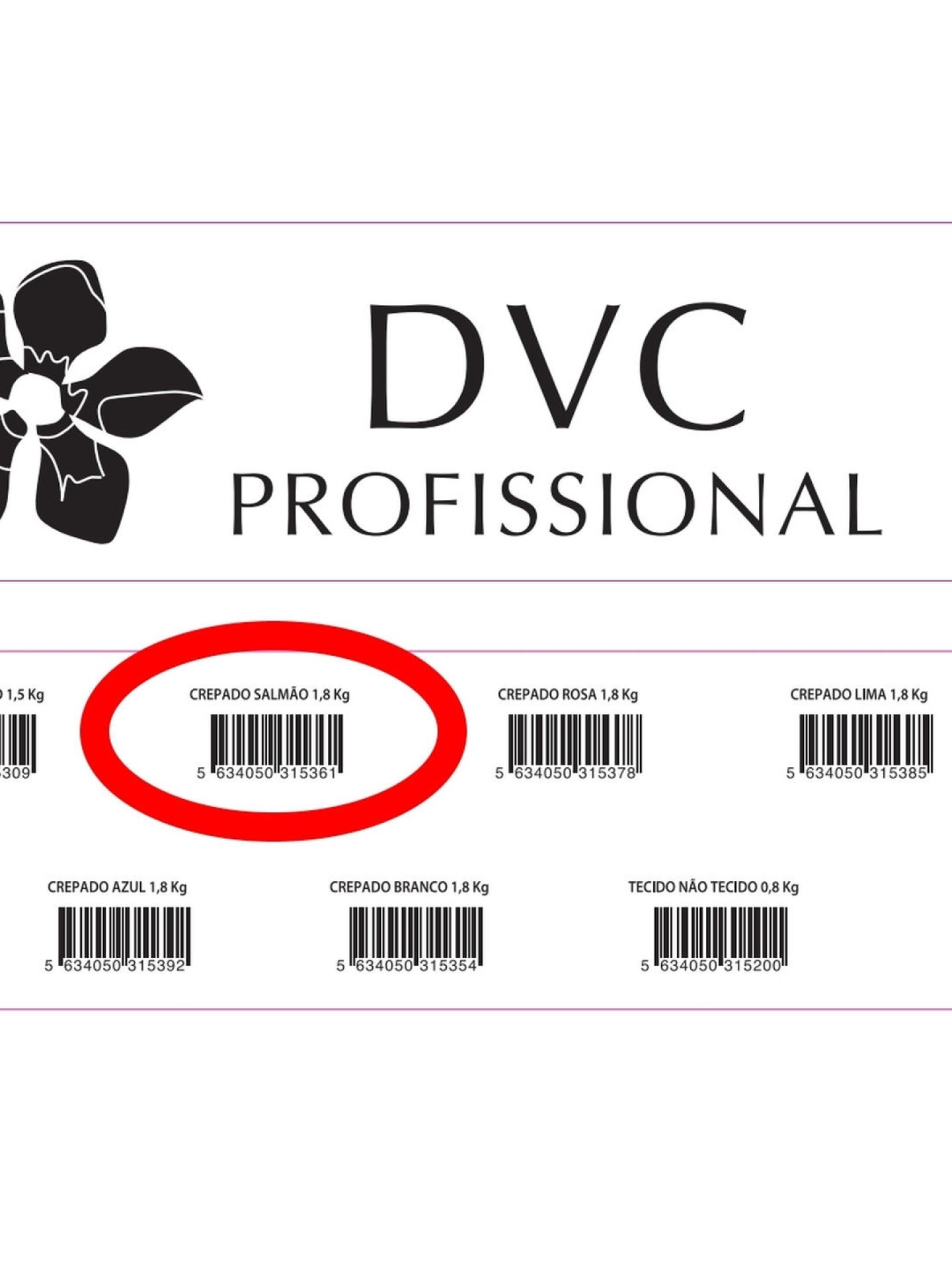 DVC Papel de Marquesa rolo 0.60x1,8Kg 45gr Salmão