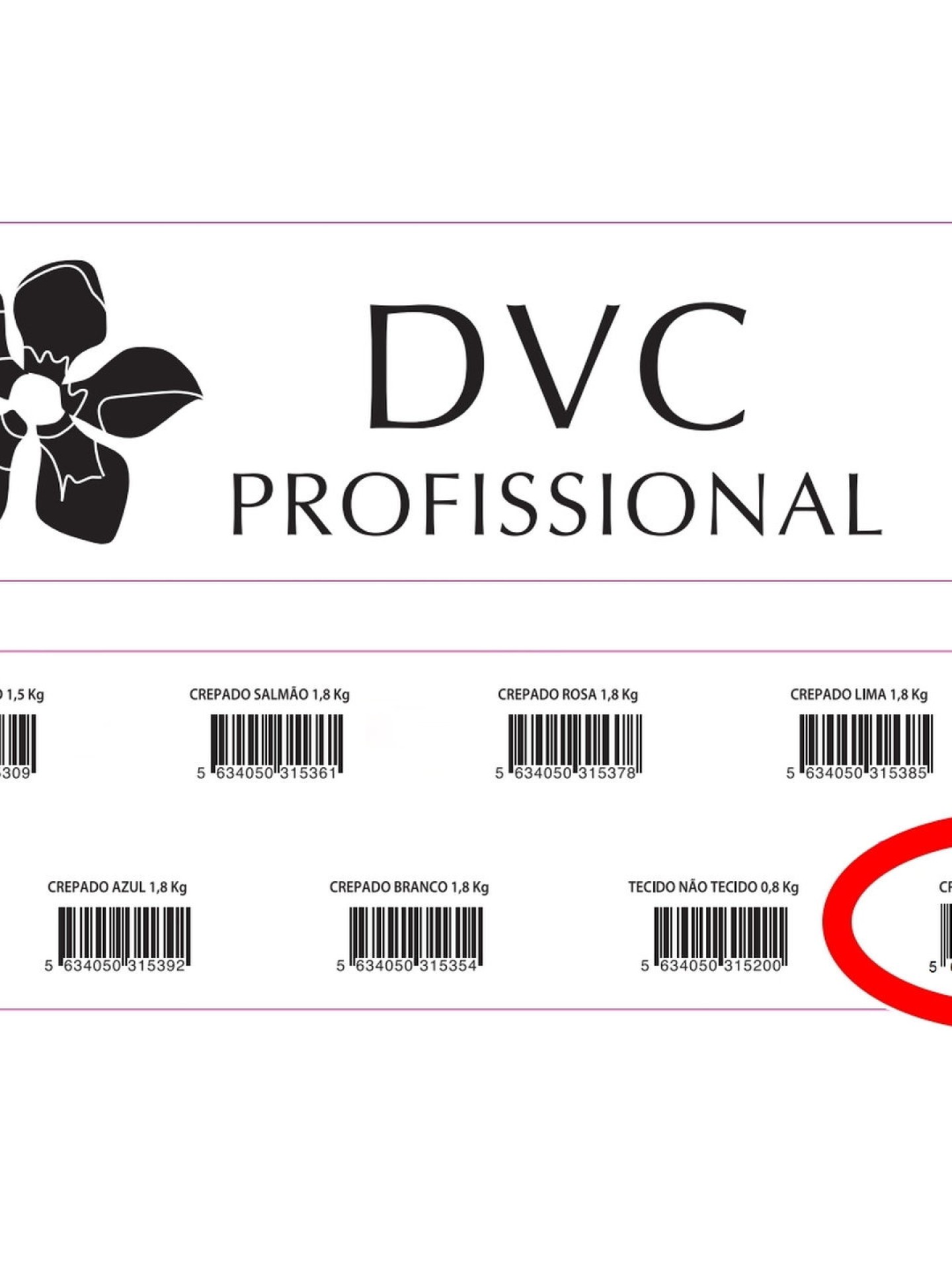 DVC Papel de Marquesa rolo 0.60x1,8Kg 45gr Lilás