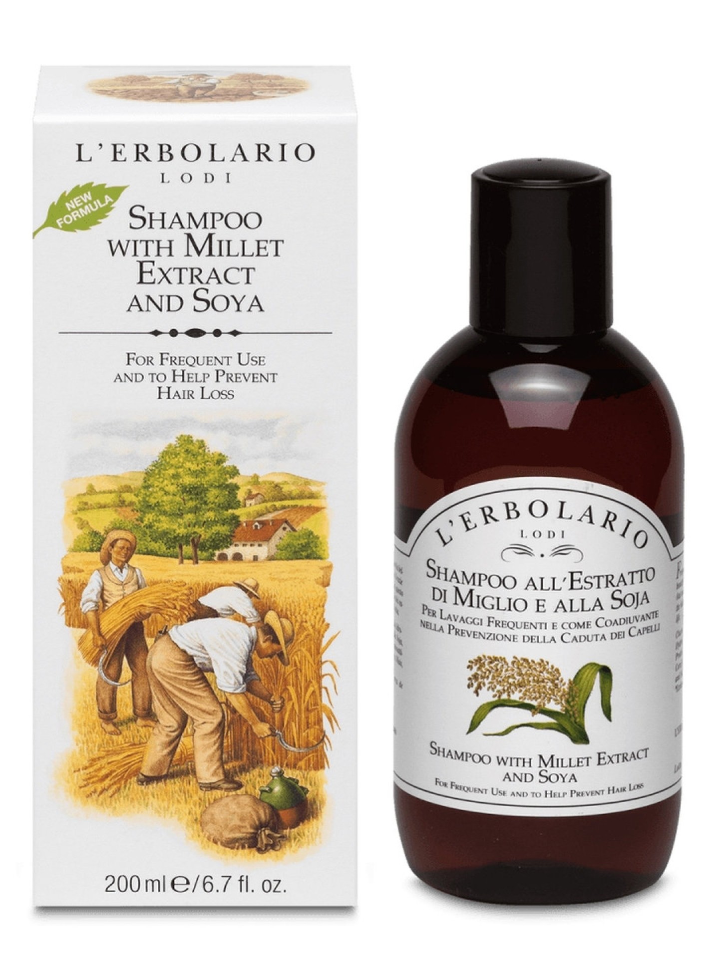Shampoo base de ext.Milho e Soja 200ml