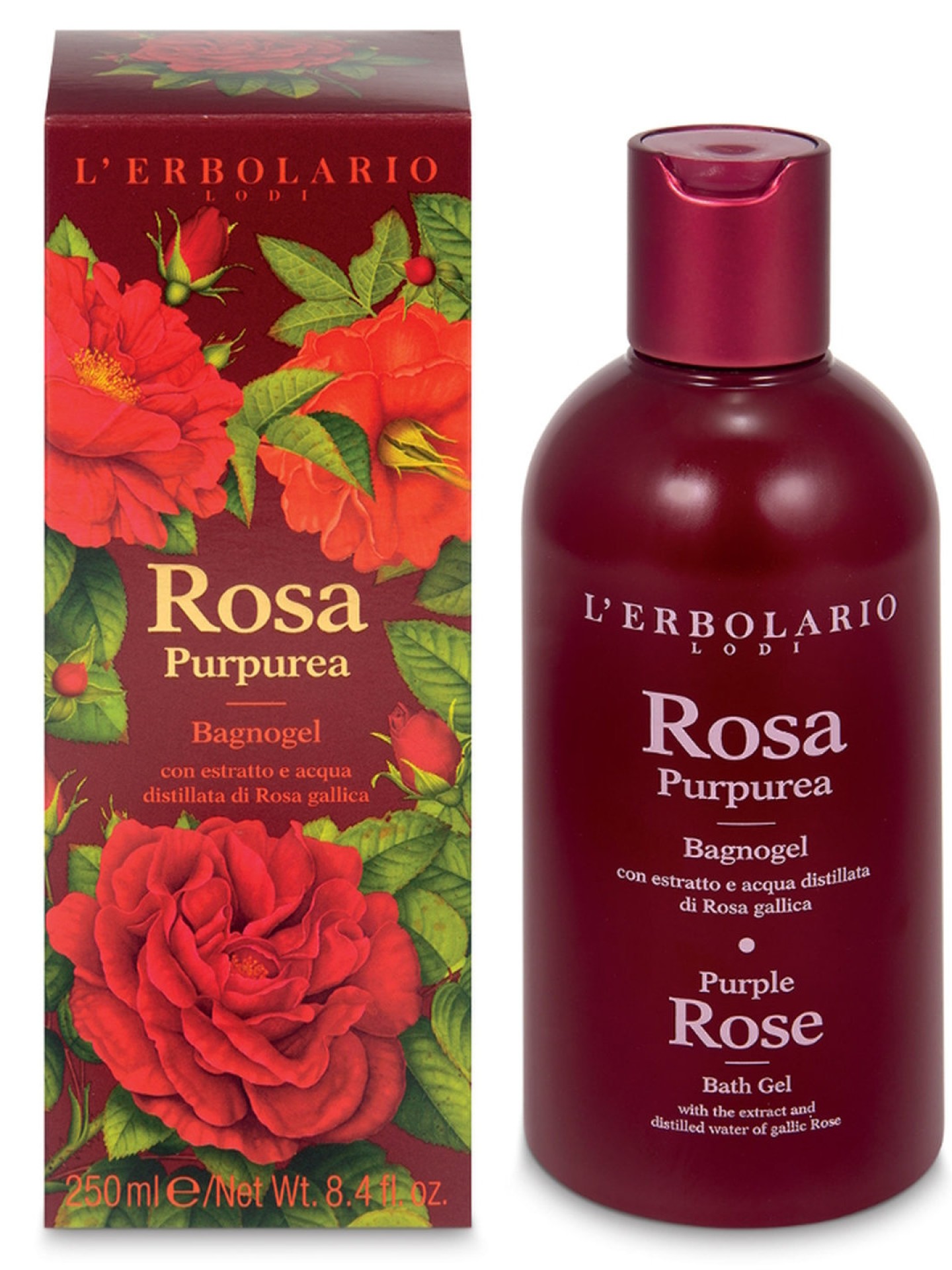 Espuma de Banho Rosa Púrpura 250ml