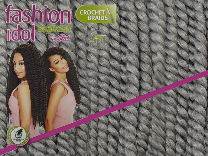 Sleek Fashion Idol  Mambo Satin Twist 22 - Grey