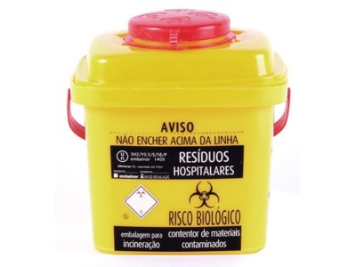 Recipiente para Res�duous Laminas e Agulhas Usadas 1LT - Image product