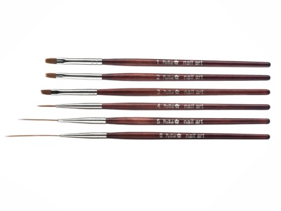 Eurostil Set 6 Pinceles Decoloracion U�as - Image product
