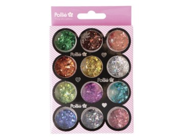 Eurostil Glitter Flake - 1.5gx12 - 07351