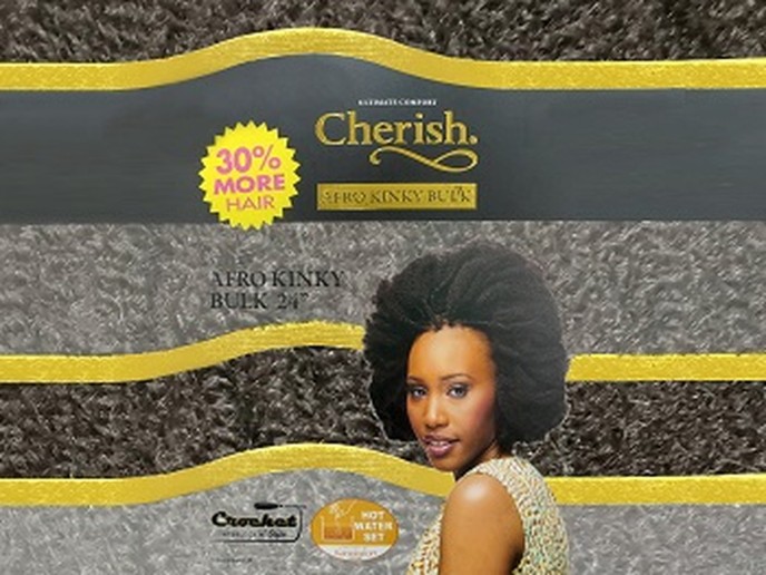 Cherish Bulk Afro Kinky Bulk - 1B