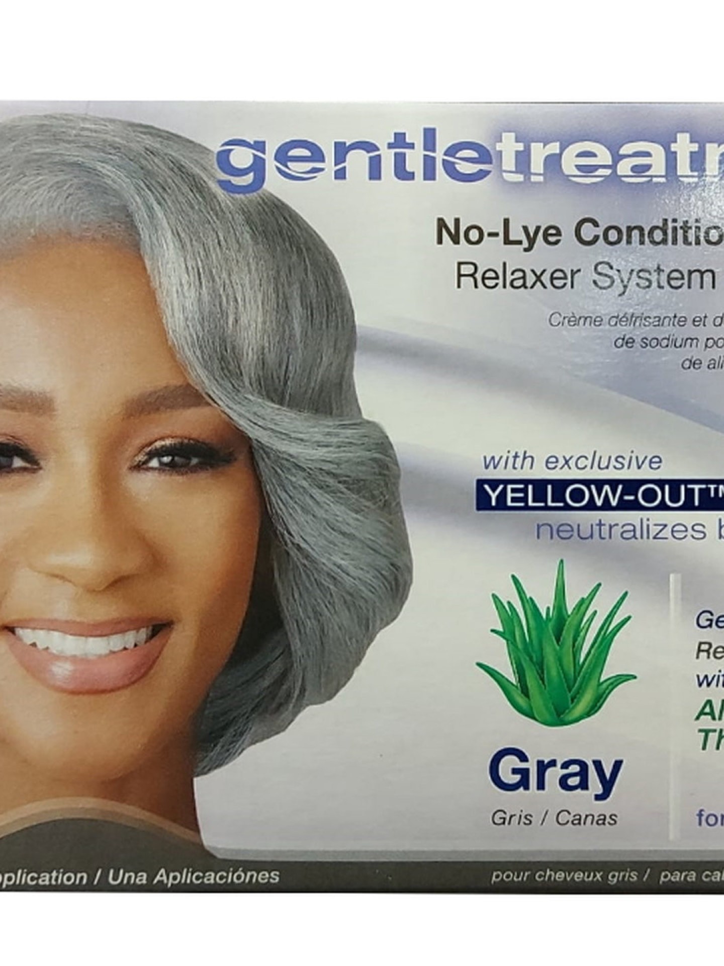 Gentle Treat. Gray Hair Relaxer Kit