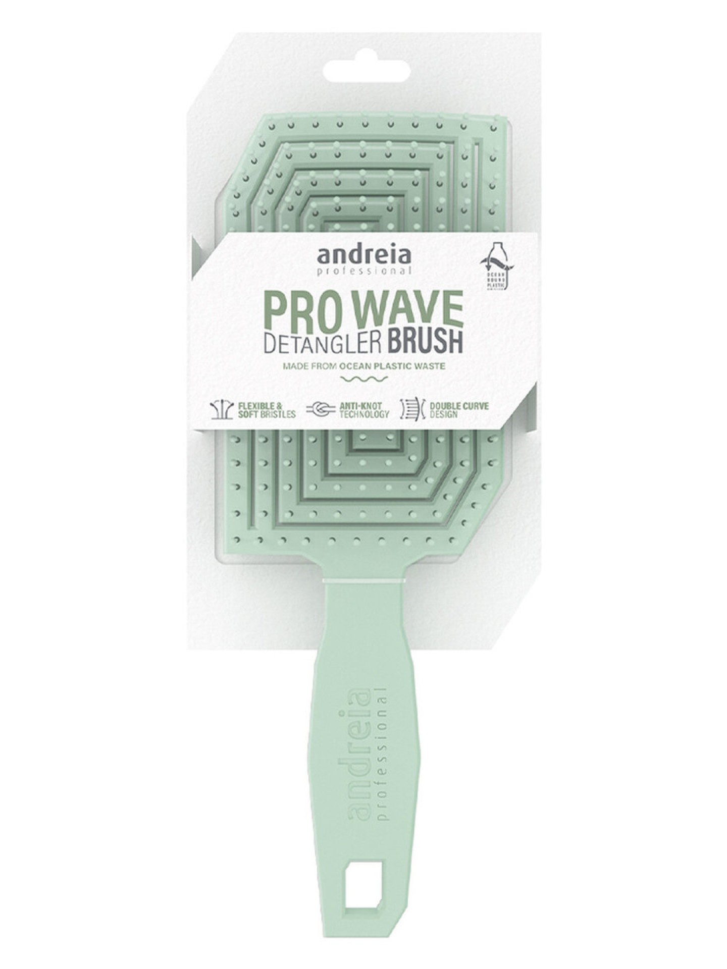 Andreia Escova Pro Wave Detangler - Verde