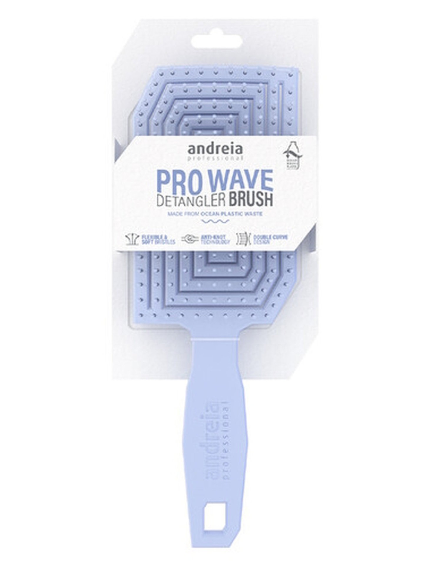 Andreia Escova Pro Wave Detangler - Azul