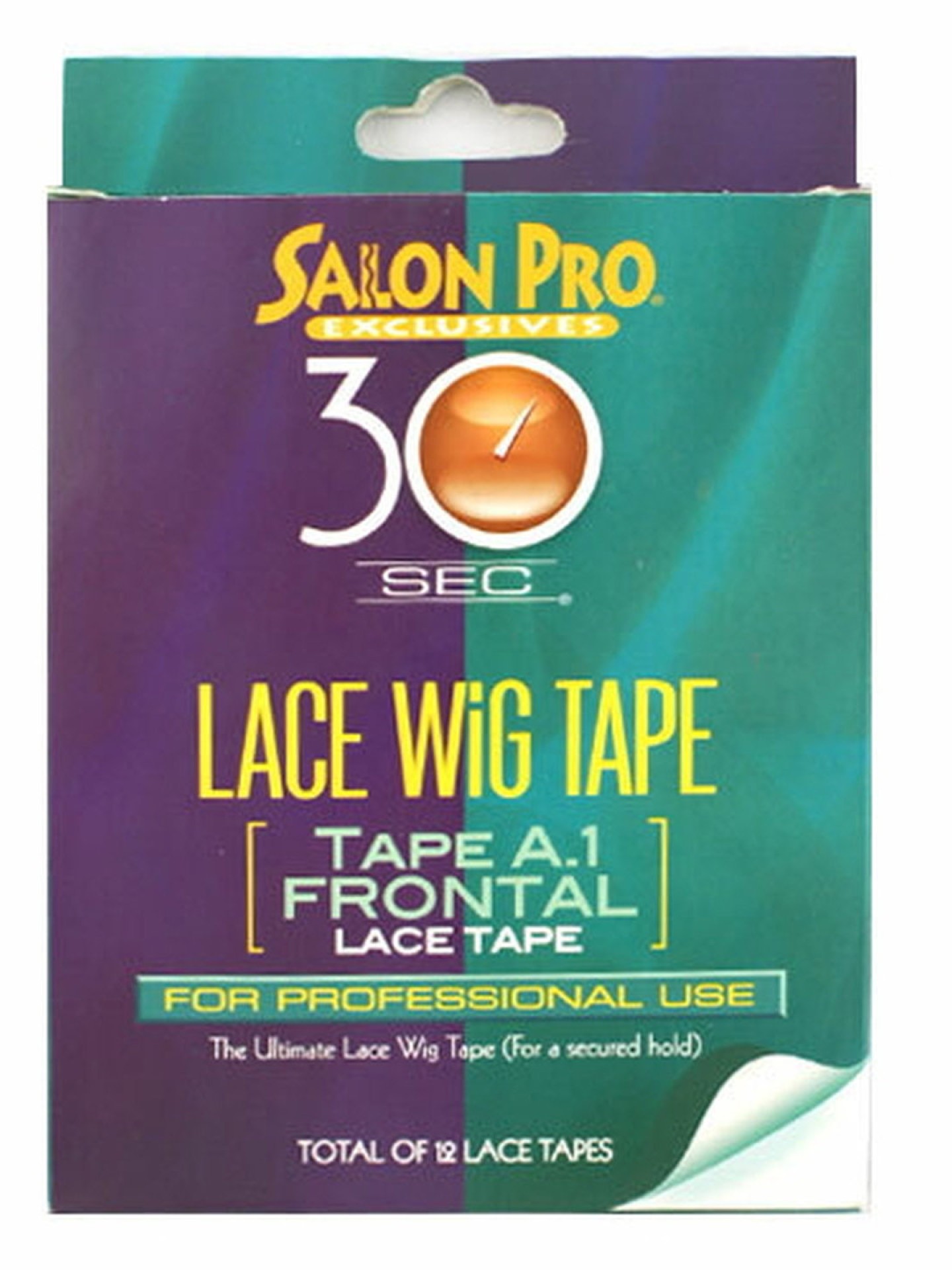 Salon Pro Lace Wig Tape Frontal 12un