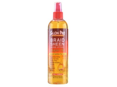 Salon Pro Braid Sheen Spray Argan 12oz - Image product