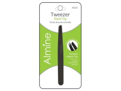 Doall Tweezer Slant Tip Black #6025 - Image product