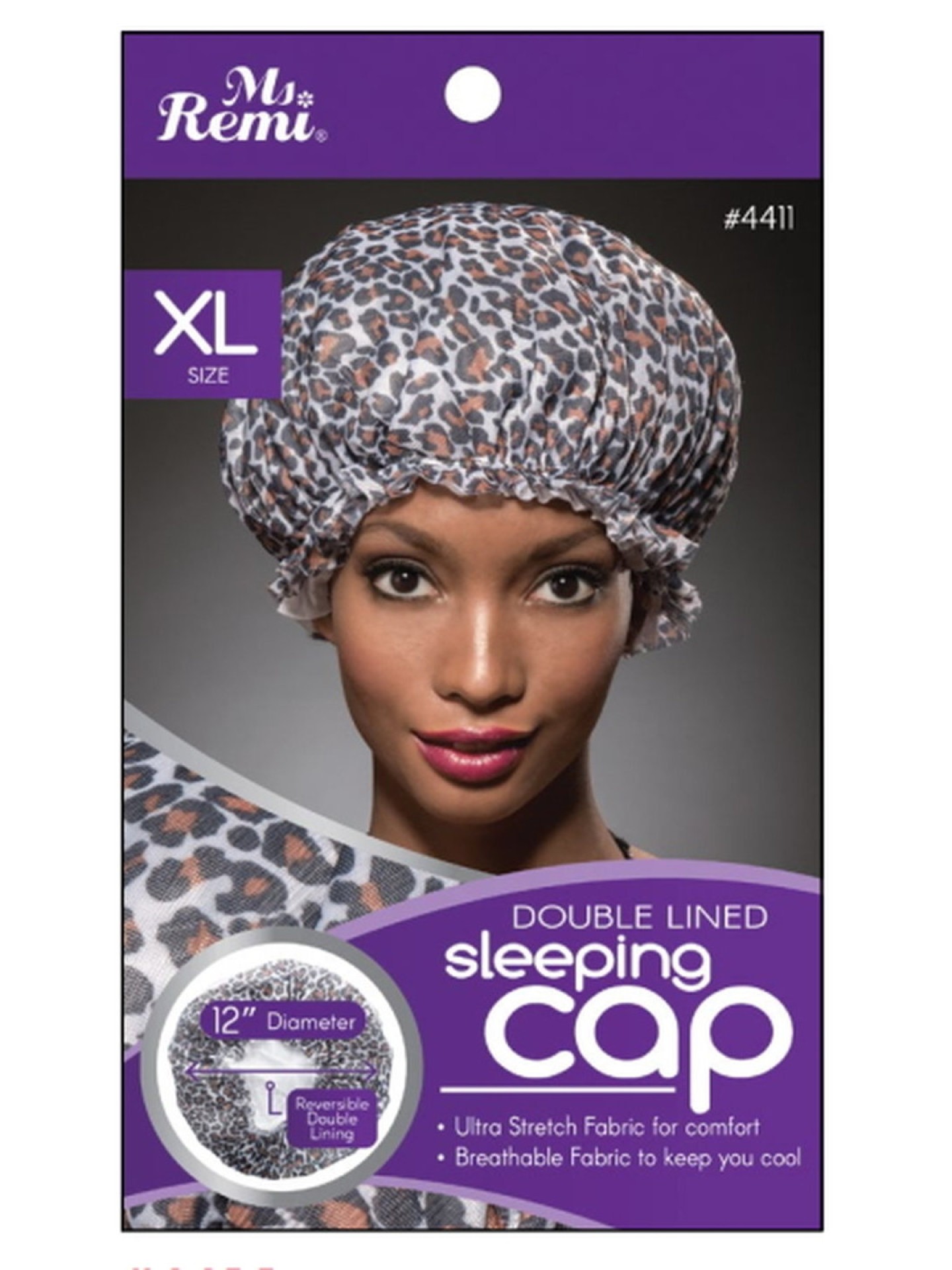 Annie Sleeping Cap XL Leopard #4411