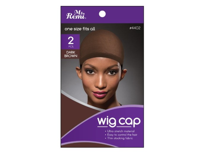 Ms.Remi Wig Cap 2Pc Dark brown