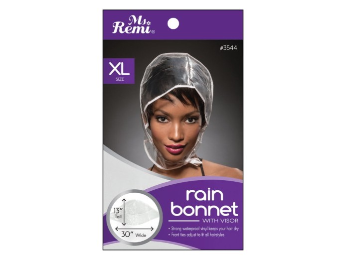 Annie Rain Bonnet Black/White Trim #3544