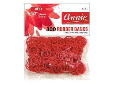 Annie 300 Rubber Bands(Reds)#3214 - Image product