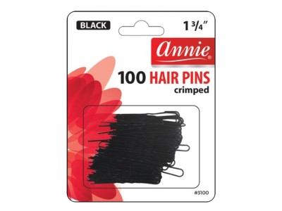 Annie Hair Pins Black 100un 1 3/4 #3100 - Image product