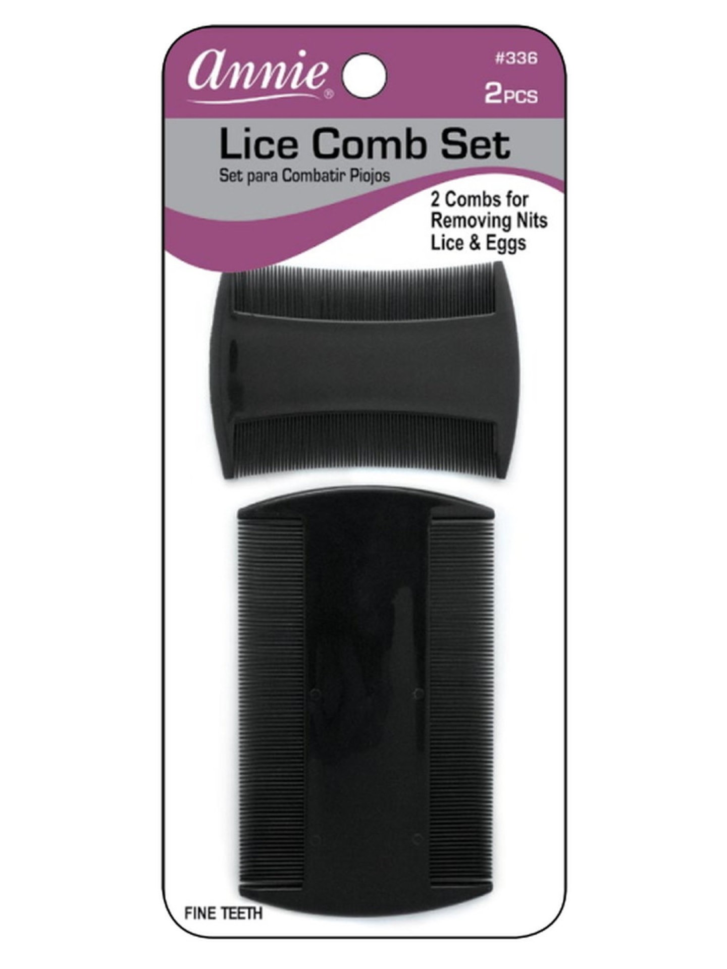 Annie Lice Removal Comb Set 2un.