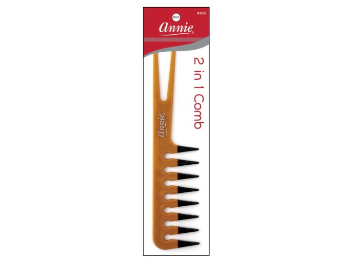 Annie 2 in 1 Comb Two Tone #0108