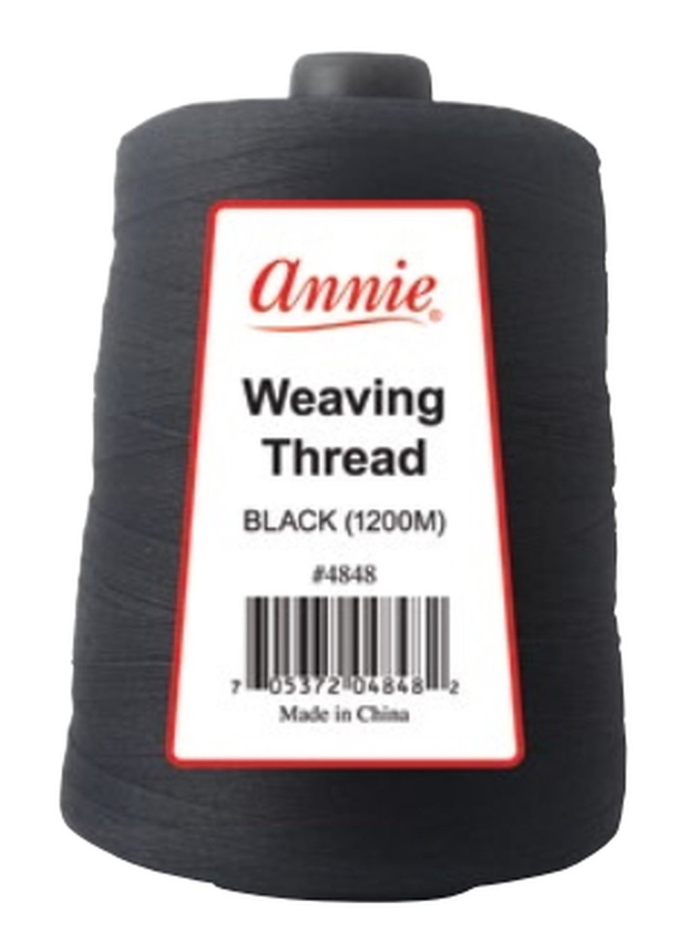 Annie Weaving Thread Black (1200M)
