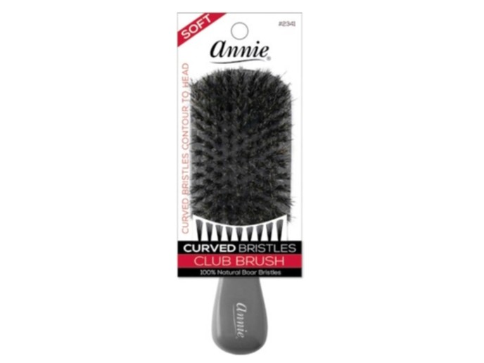 Annie Soft Club Curved Bristle Brush 100% #2341