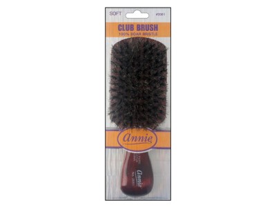 Annie Soft Club Brush 100% Boar Bristles #2081 - Image product