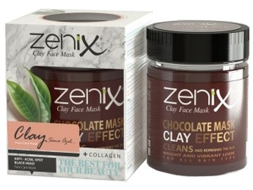 Zenix Clay Face Mask Chocolate 190g
