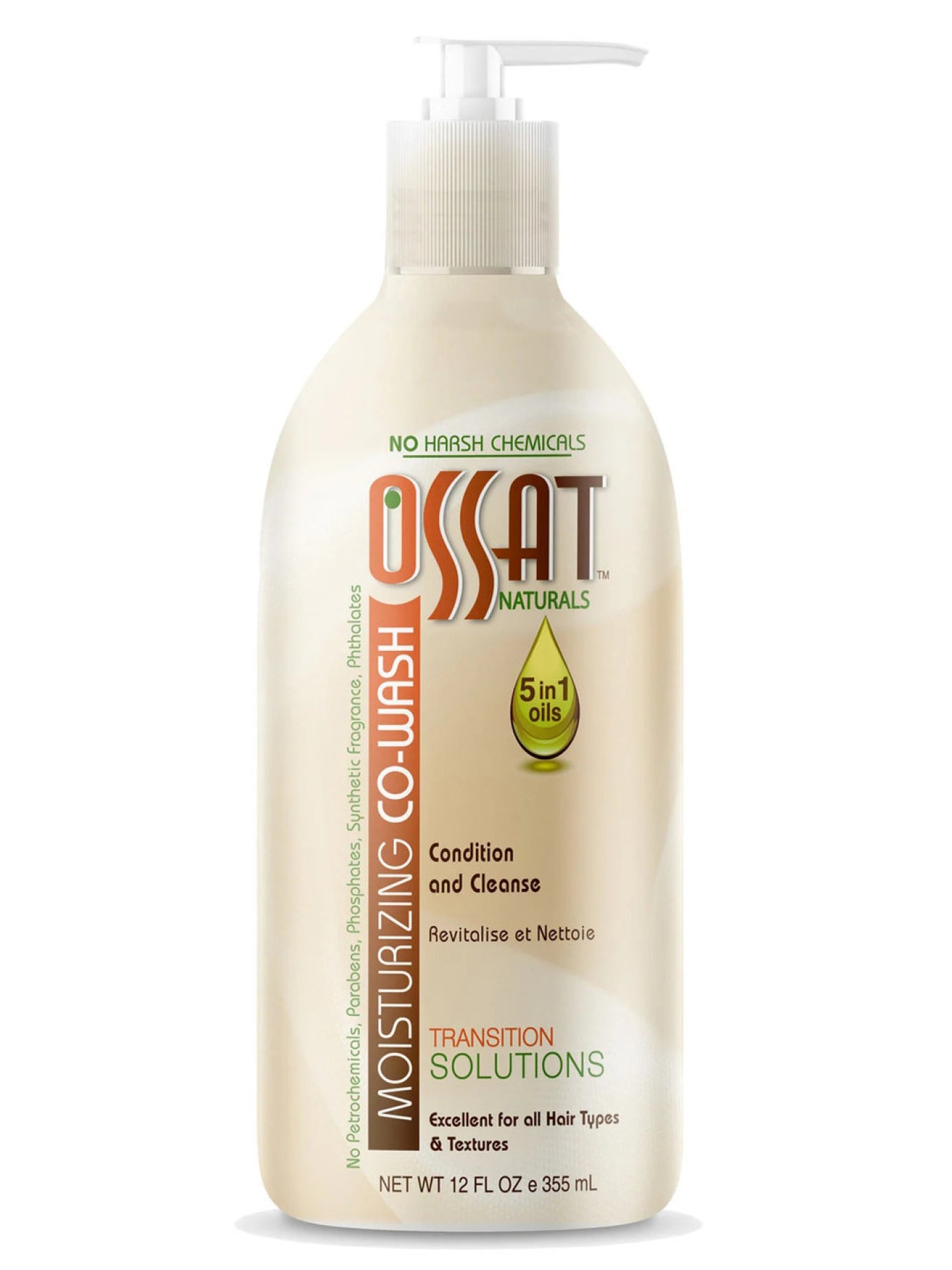 Ossat Naturals Moisturizing Co-Wash 12oz