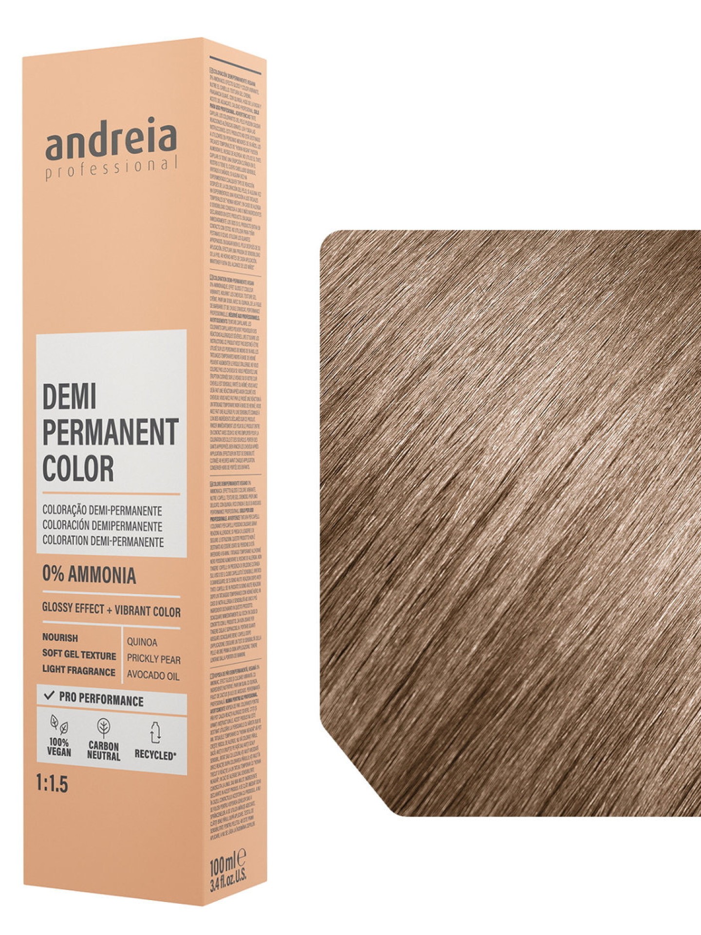 AP Coloração Demi-Permanente Vegan 100ml - 8.0