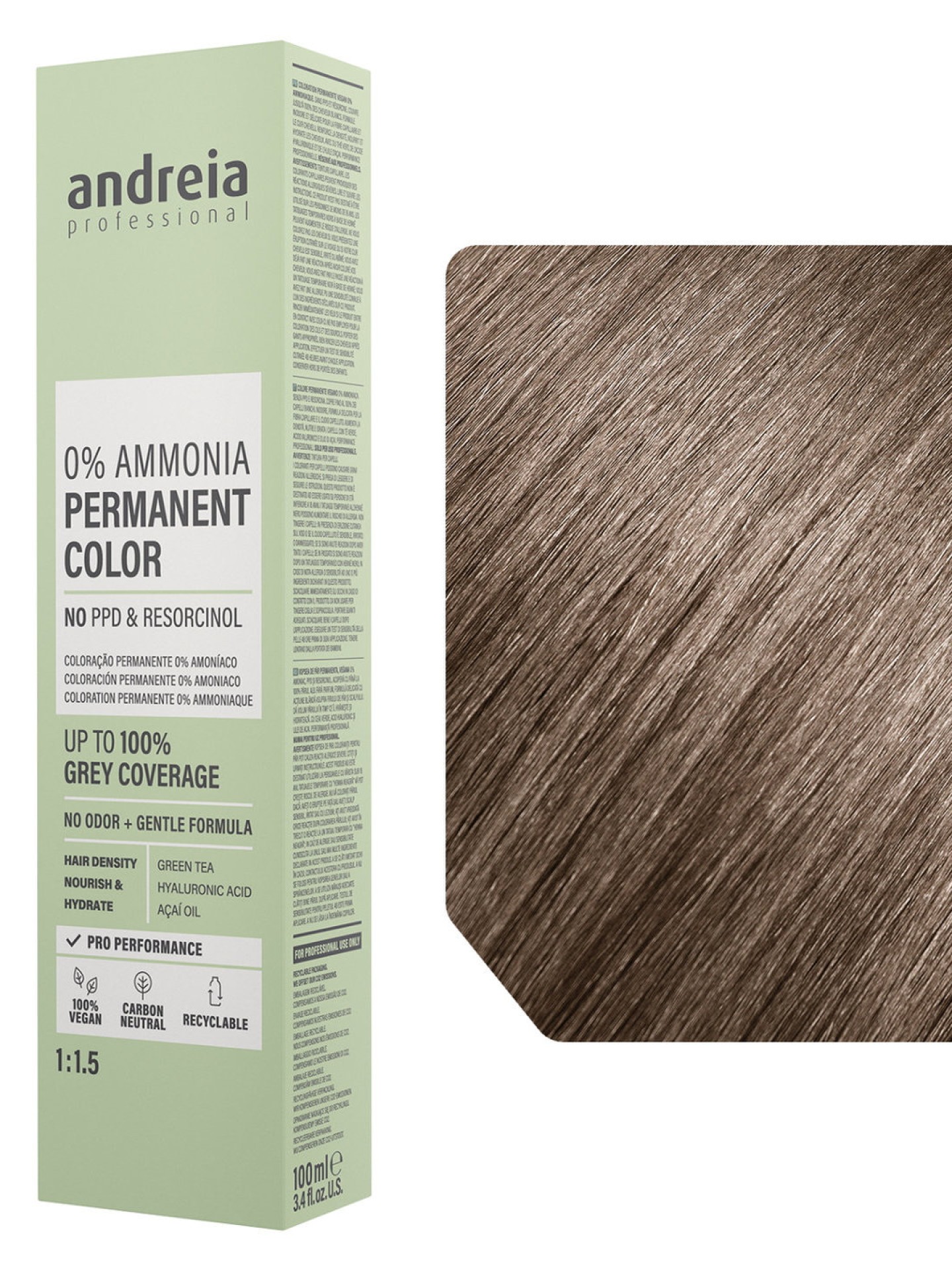 AP Coloração Permanente Vegan 0% Amoníaco 100ml - 7.0