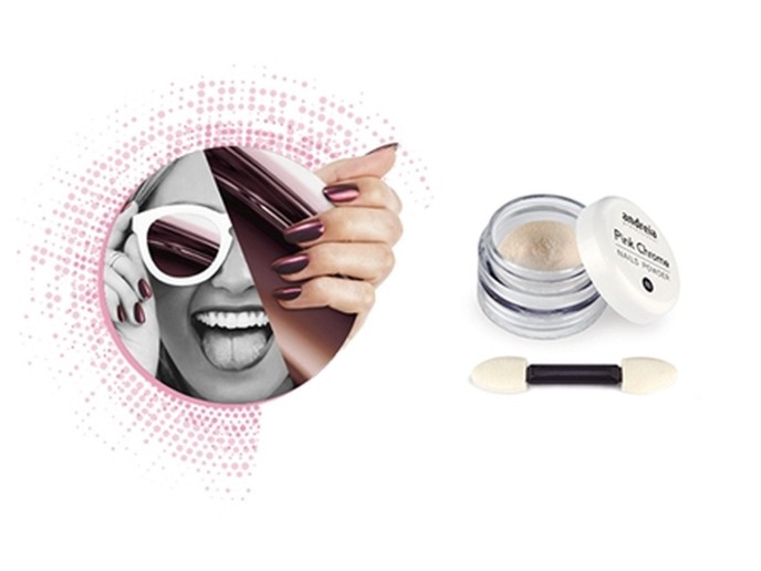 Andreia Pink Chrome Nails Powder