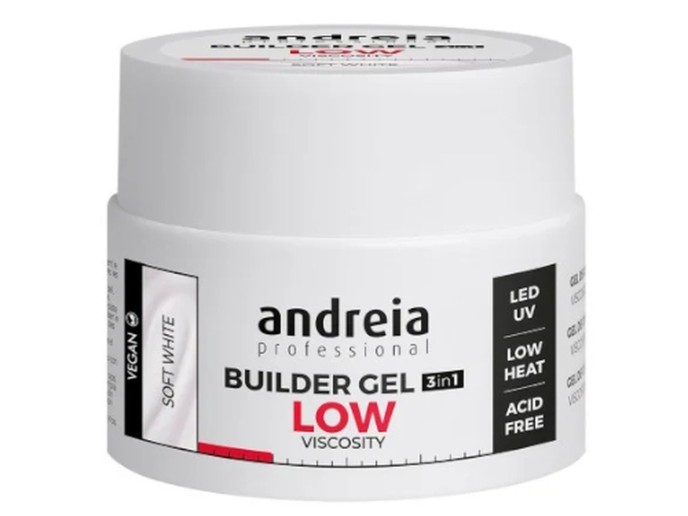 Andreia Profection Gel Constru��o 3 em 1 - Soft White 44gr