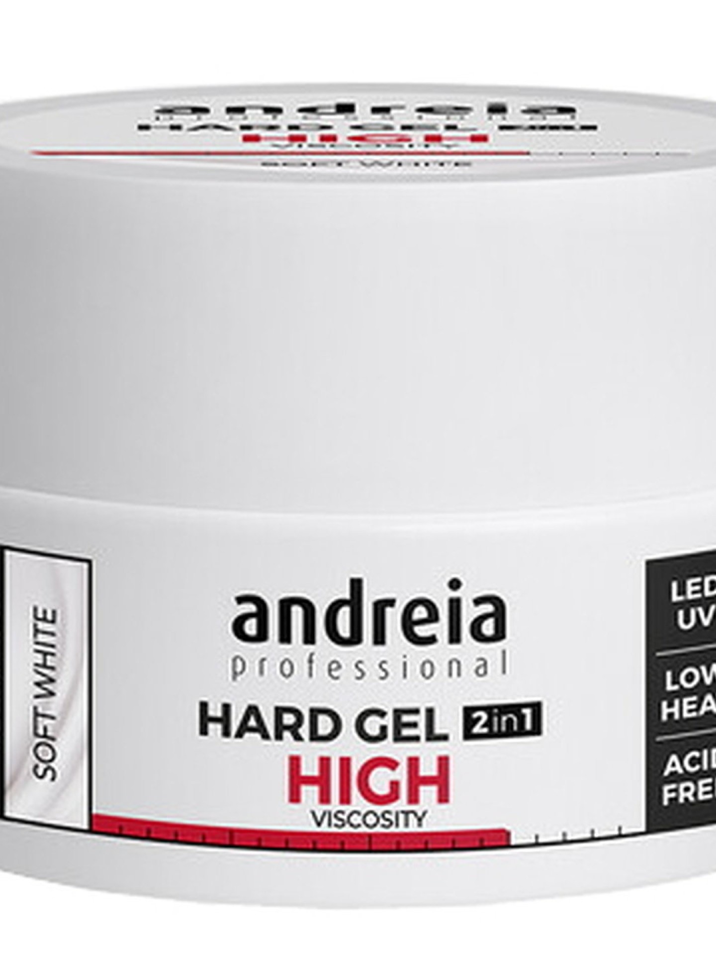 Andreia Gel Construção 2 em 1 High - Soft White 22gr