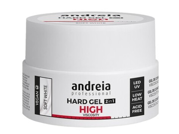 Andreia Gel Construção 2 em 1 High - Soft White 22gr
