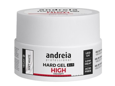 Andreia Gel Constru��o 2 em 1 High - Soft White 22gr - Image product
