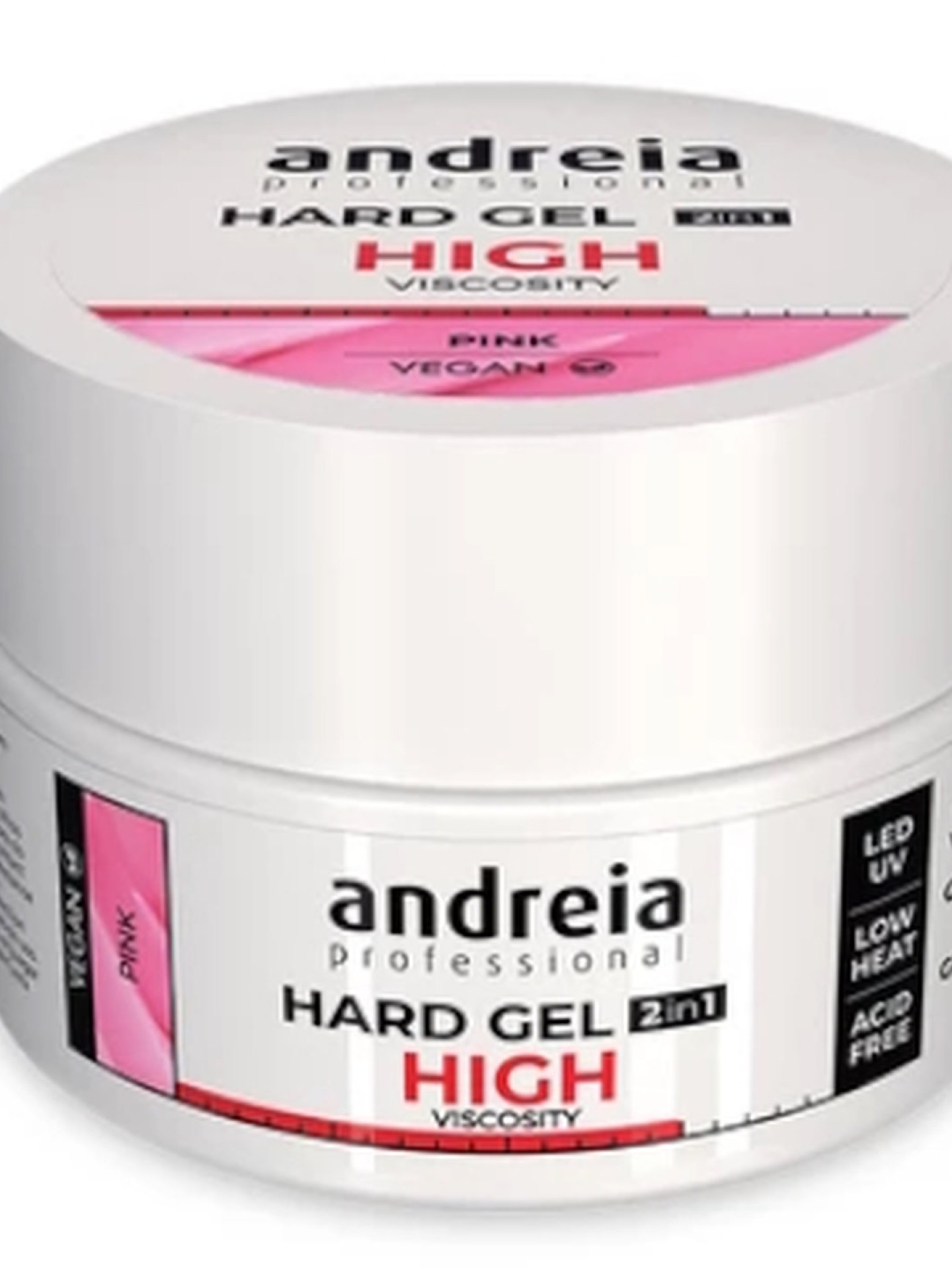 Andreia Gel Construção 2 em 1 High - Pink 44gr