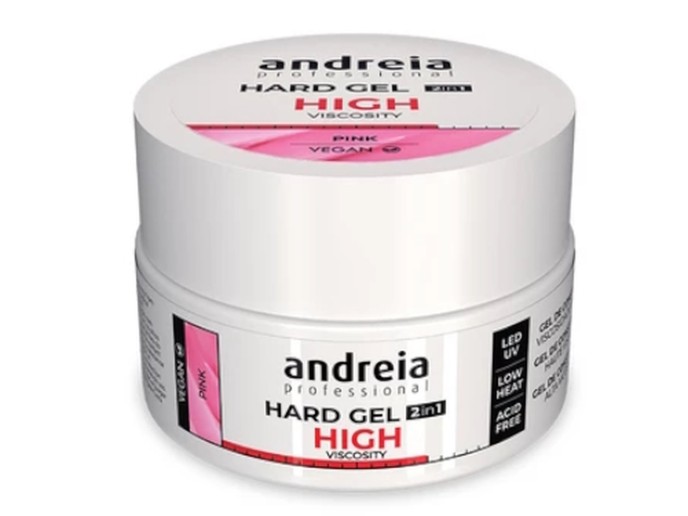 Andreia Gel Construção 2 em 1 High - Pink 44gr