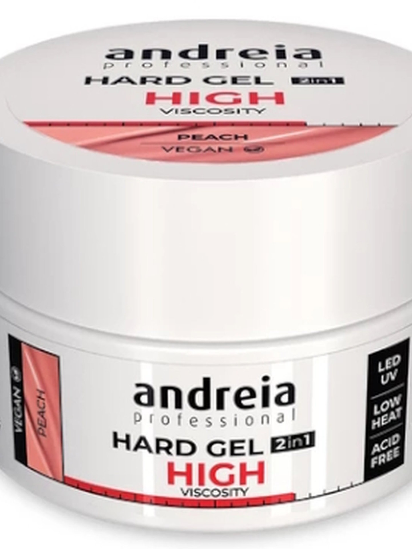 Andreia Gel Construção 2 em 1 High - Peach 44gr