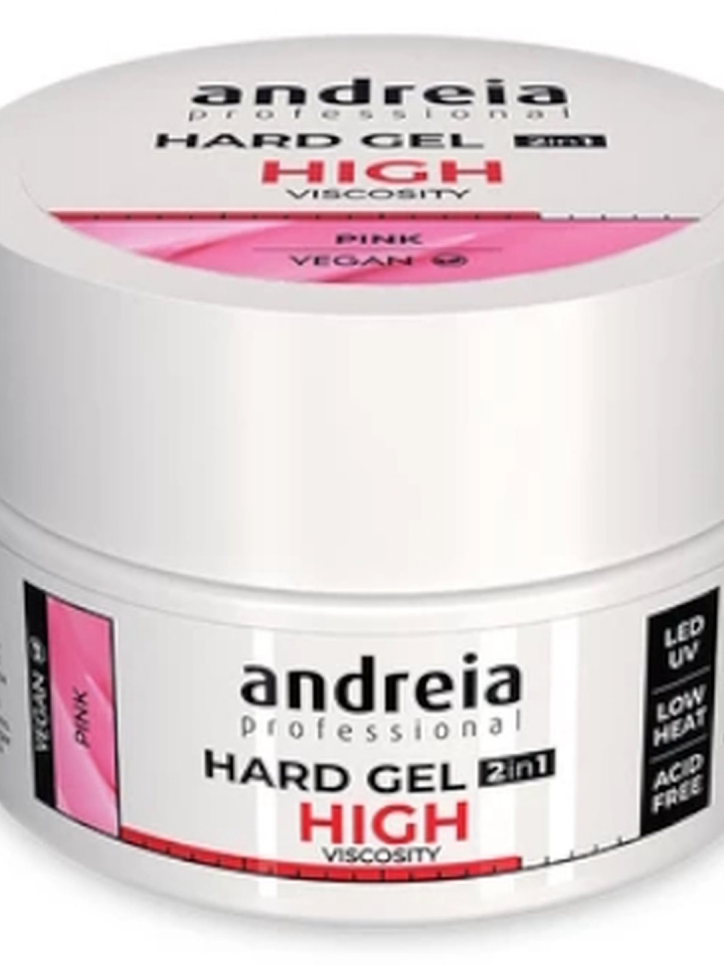 Andreia Gel Construção 2 em 1 High - Glitter Pink 22gr