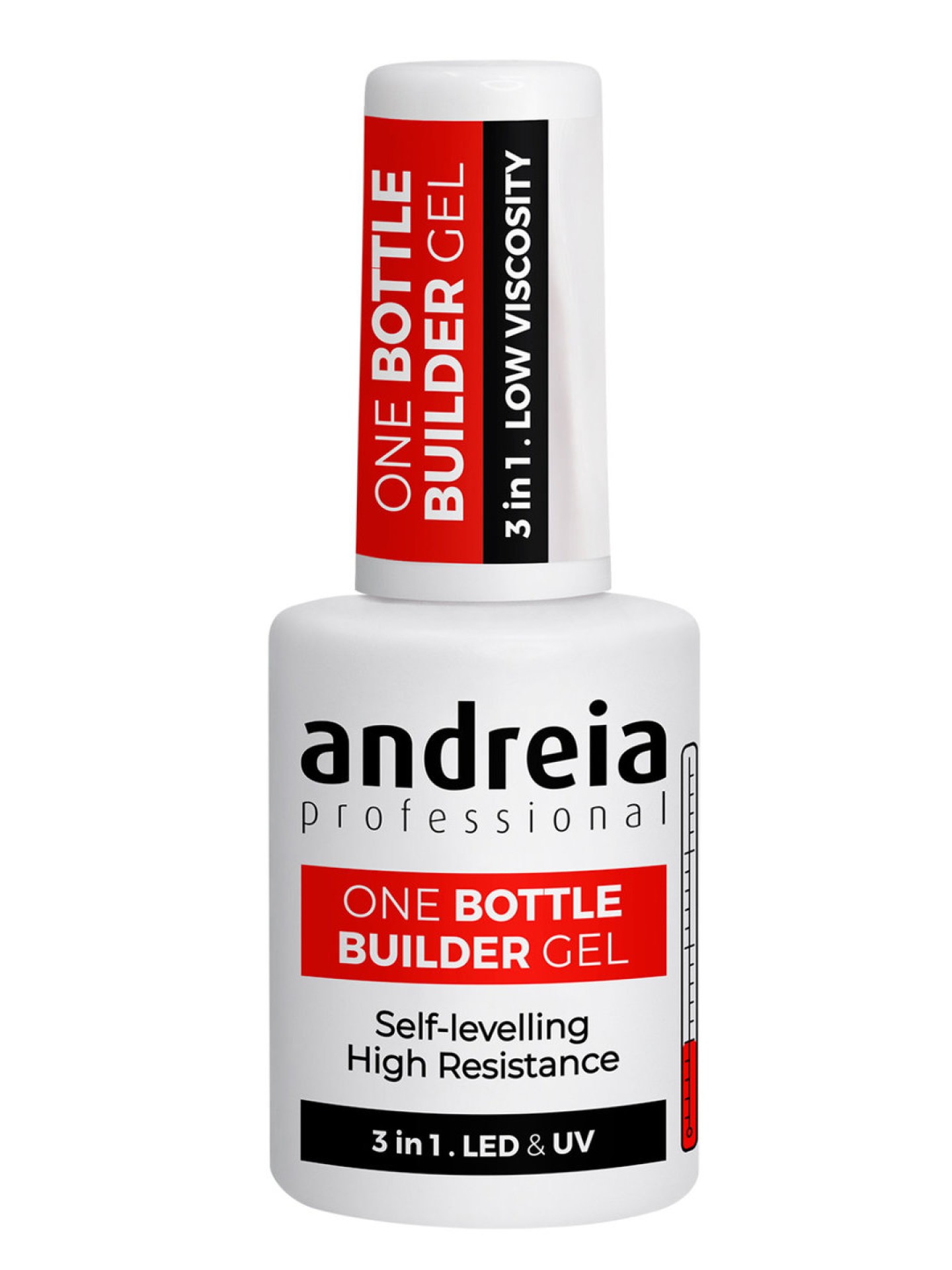 Andreia Gel Construção 3 em 1 - Soft White 14ml