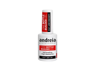 Andreia Gel de Constru��o 3 em 1 - Glitter Pink 14ml - Image product