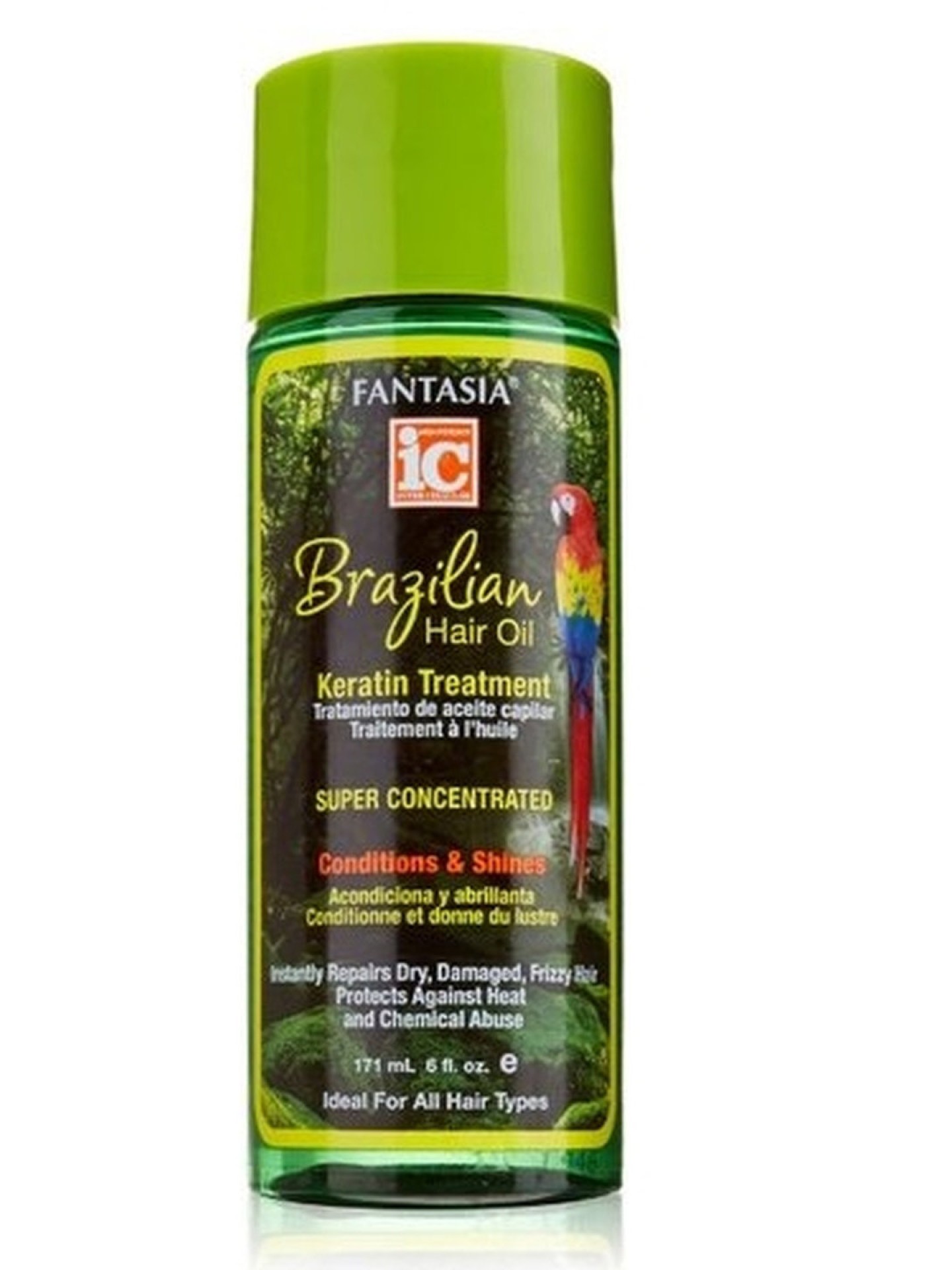 IC Brazilian Hair Oil Keratin Treatment 6oz/171ml