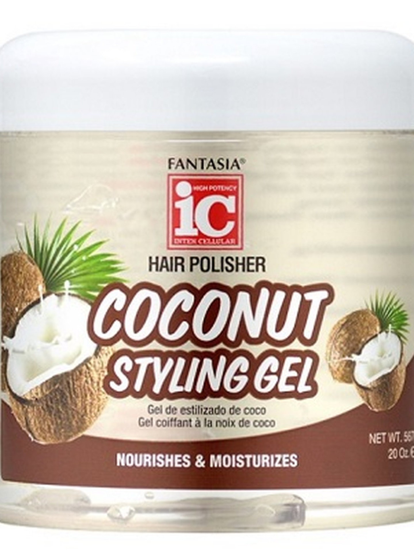 IC Coconut Styling Gel 16oz