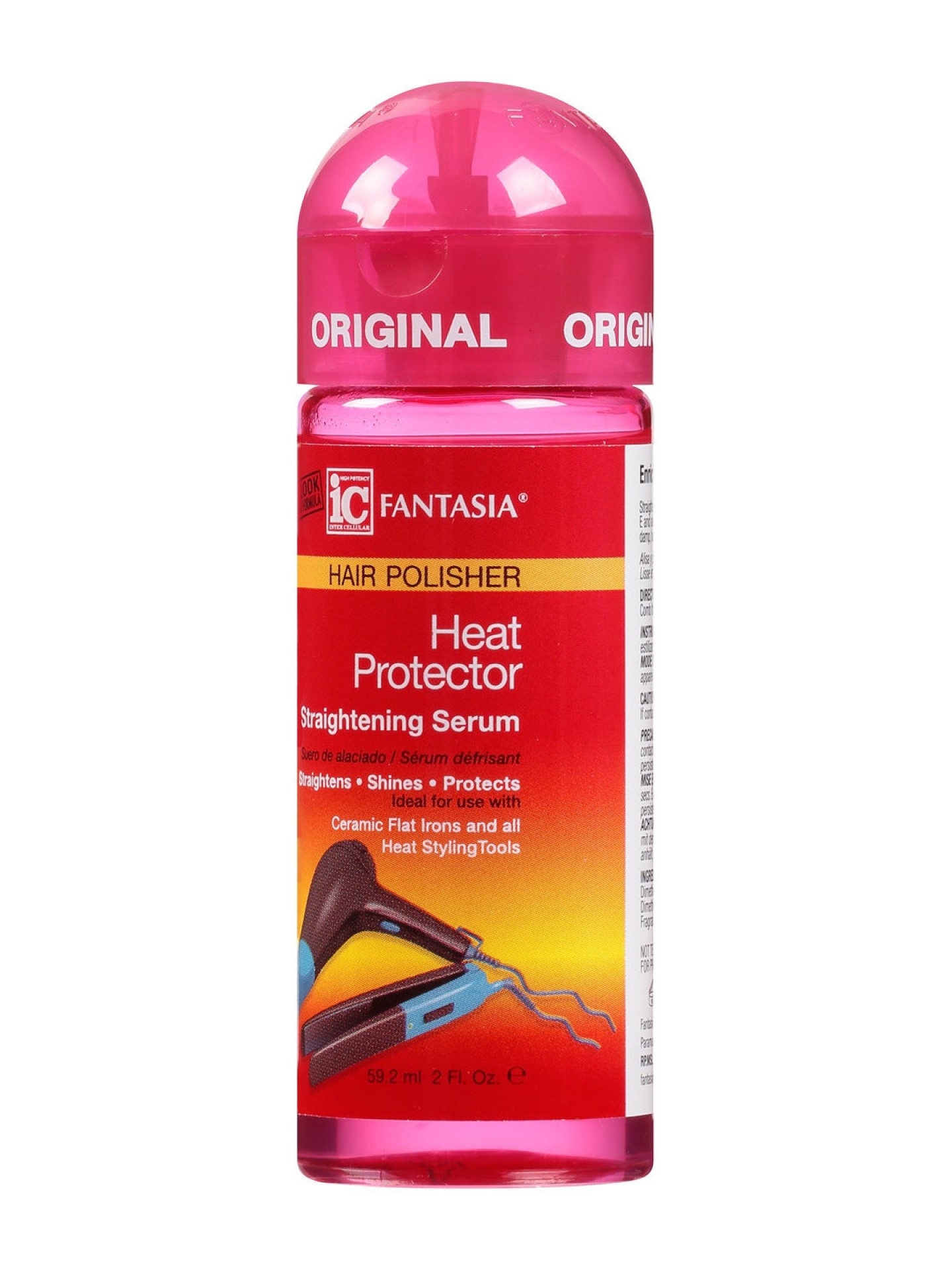 IC Heat Protector Straightening Serum 2oz.