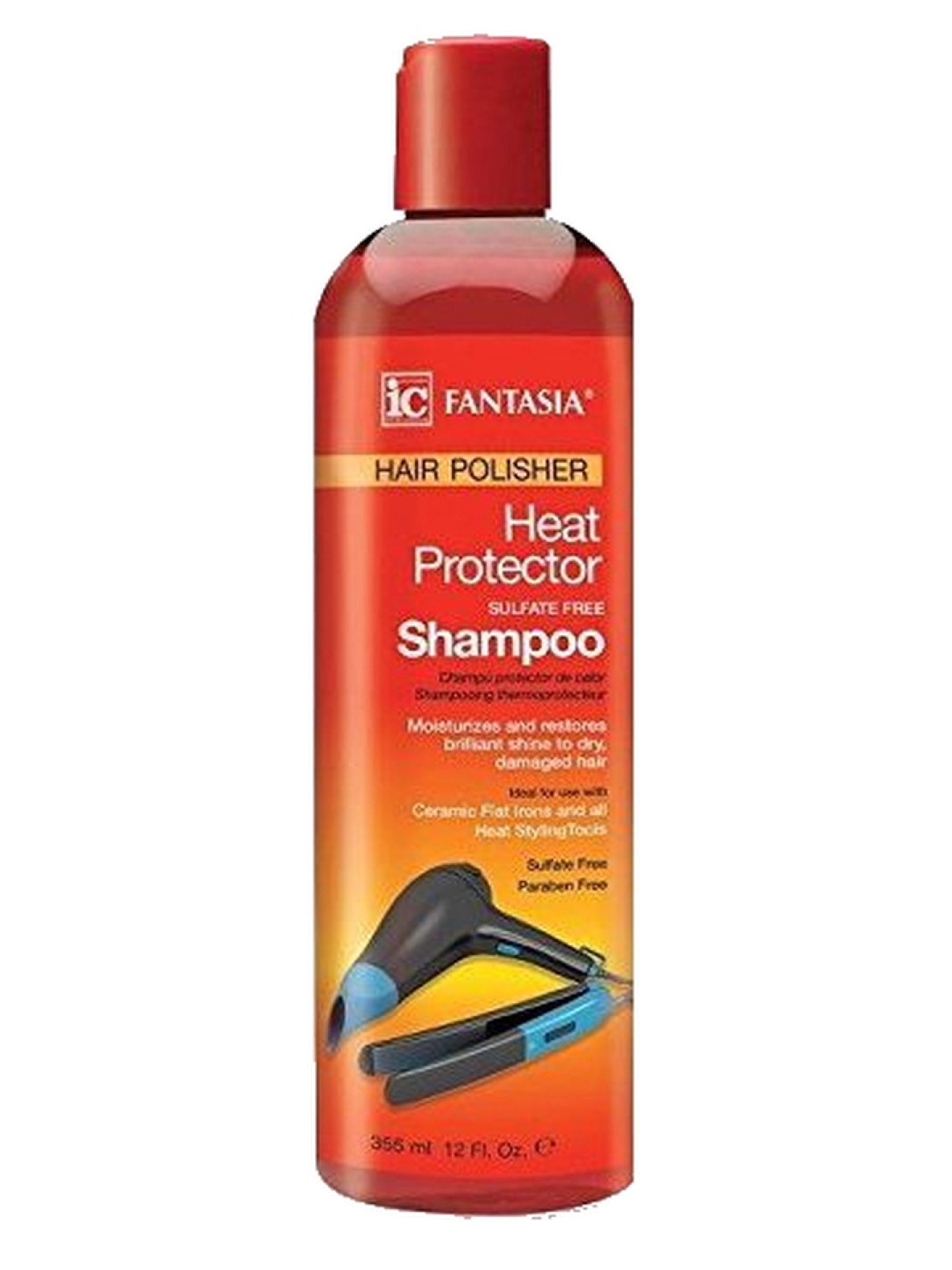 IC Heat Protect Shampoo Sulfate Free 12oz