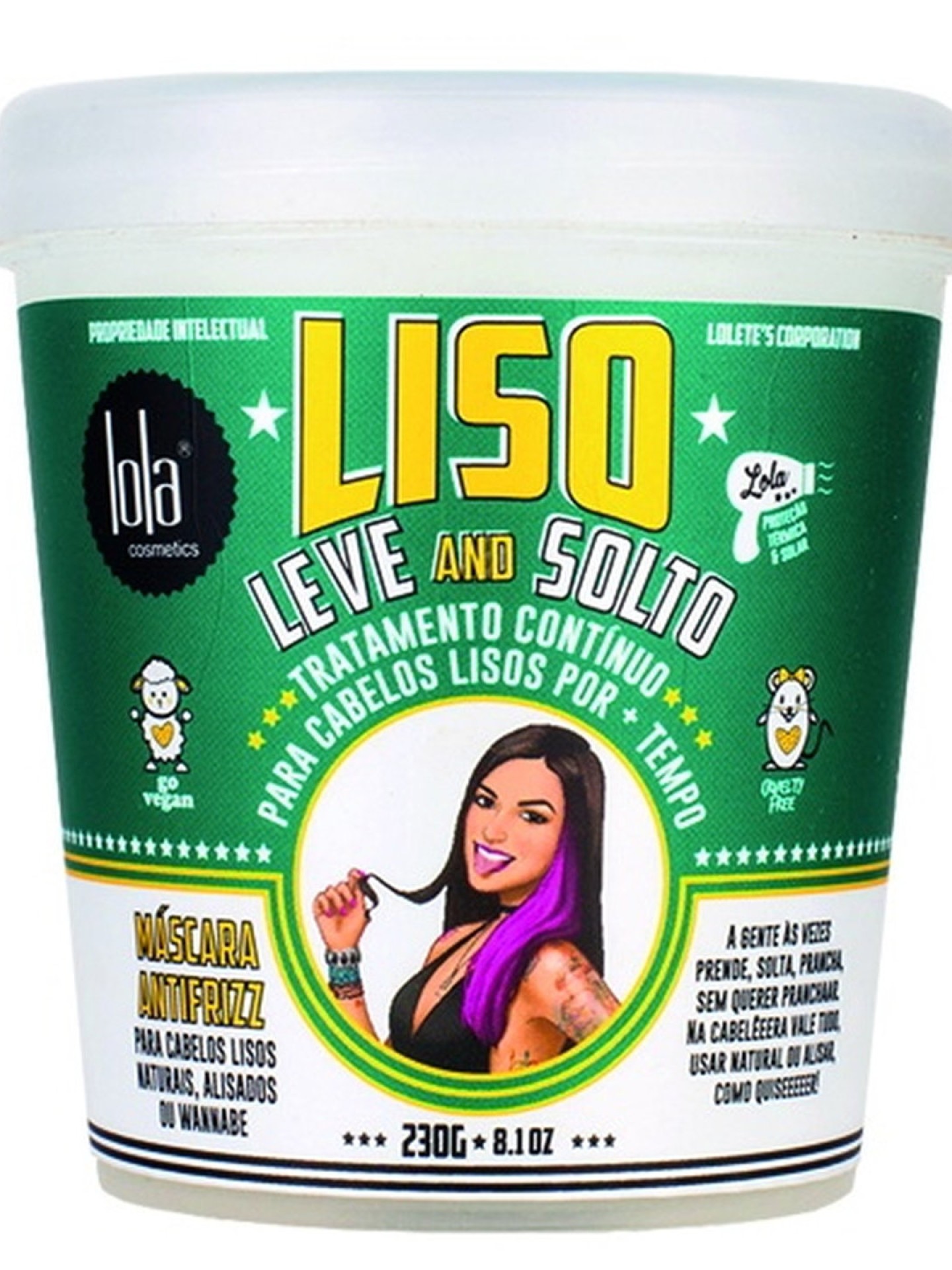 Lola Máscara Liso Leve e Solto 230g