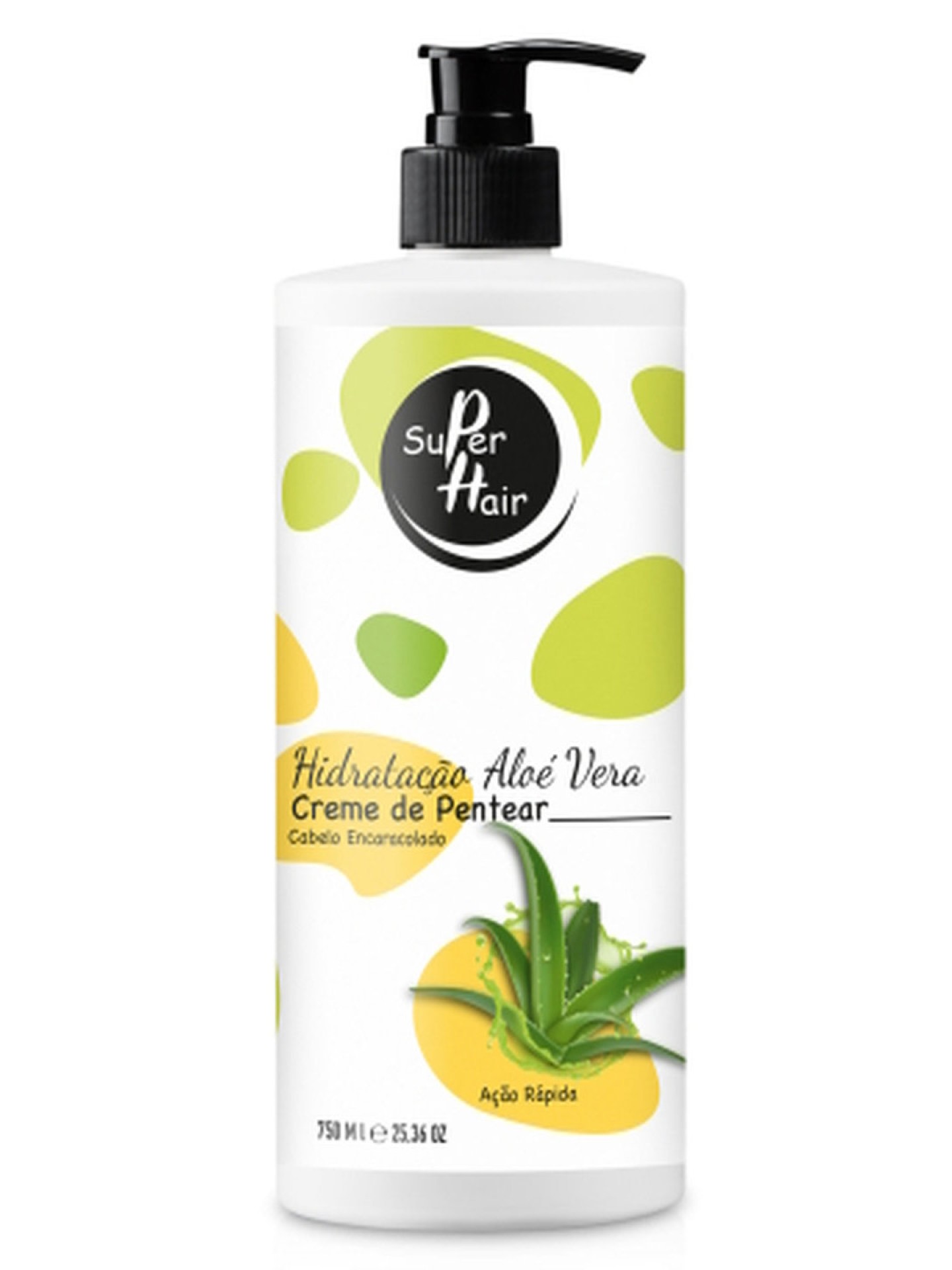 Super Hair Creme de Pentear Hidratação Aloe Vera 750ml