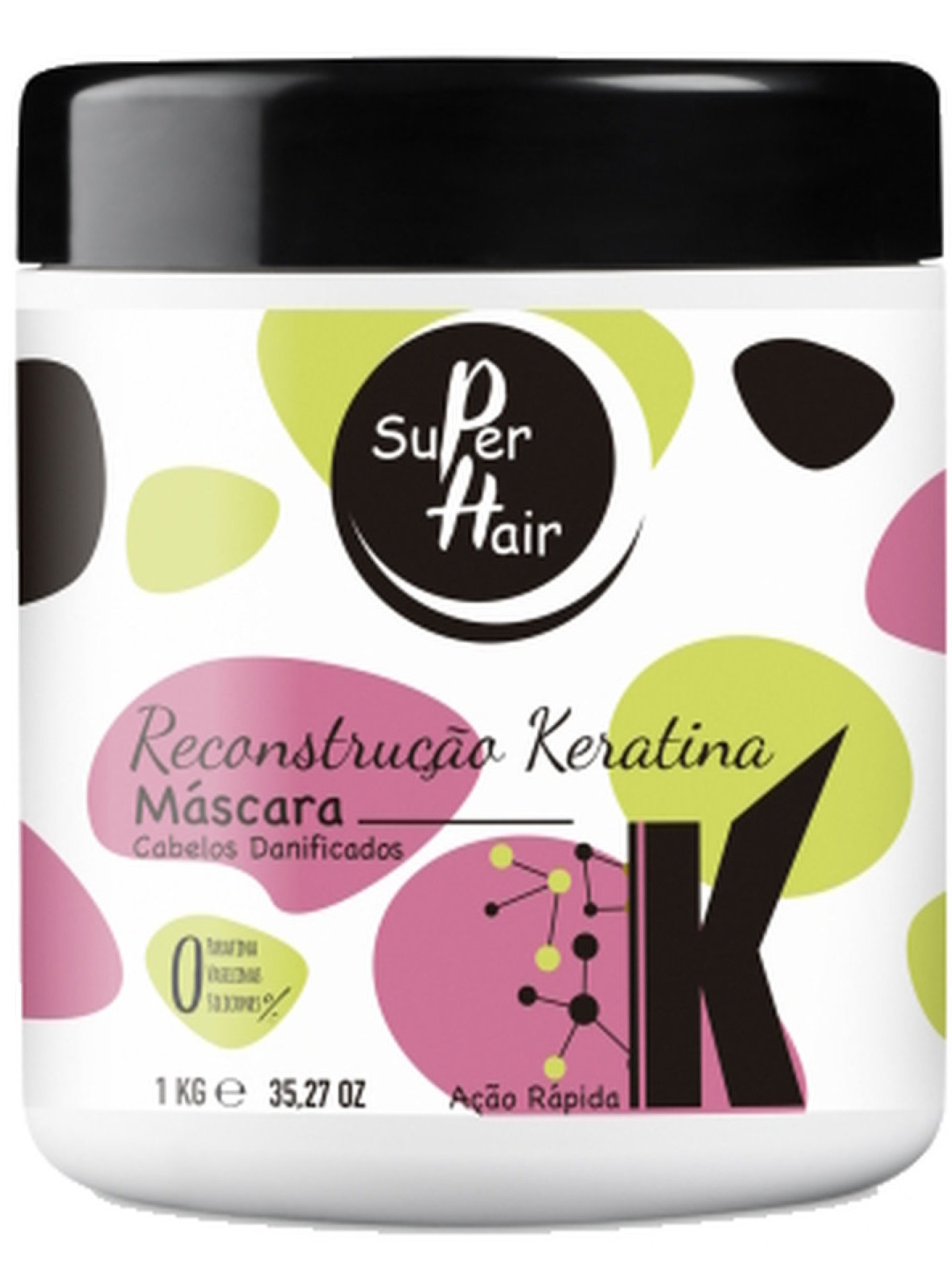 Super Hair Máscara Reconstrução Keratina 1Kg